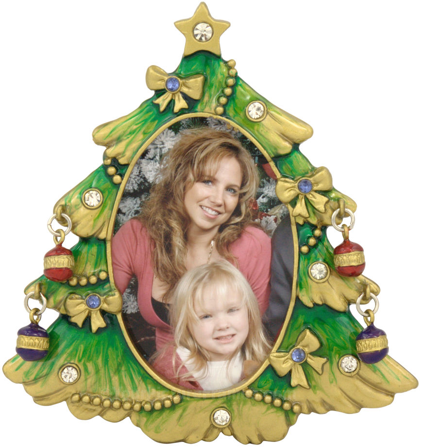 decorated christmas tree picture frame decorated christmas tree picture frame