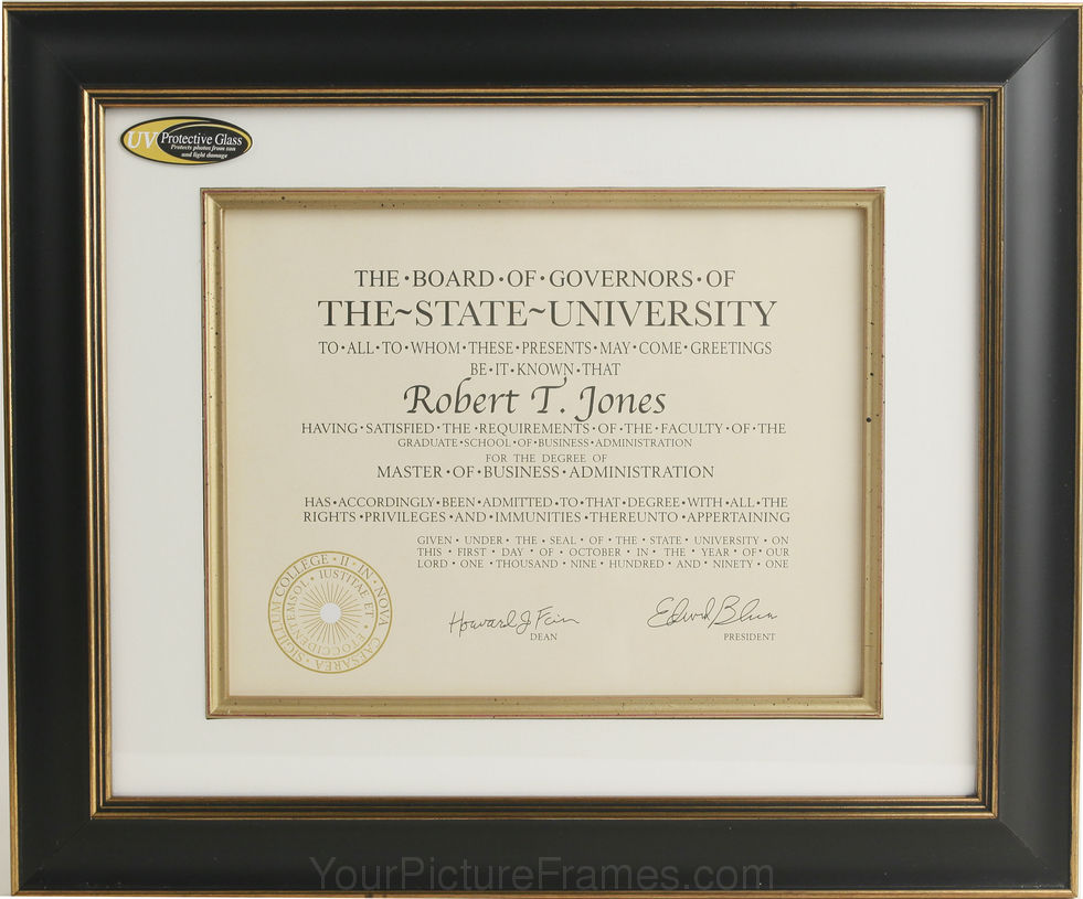 Diploma Frame Presidential Medallion Madison Tuck School Of Business At Dartmouth