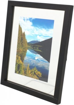 Black Wood Floating Picture Frame