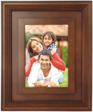 Dimensional Walnut Wood Picture Frame