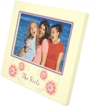 The Girls with Flowers Friends Picture Frame