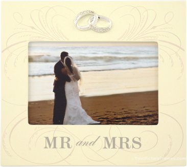 Mr and Mrs Wedding Picture Frame