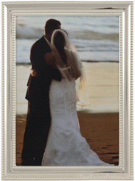 Silver Bead Picture Frame