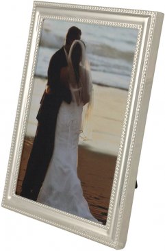 Silver Bead Picture Frame