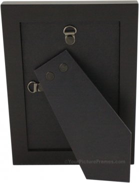 Angled Black Wood Picture Frame