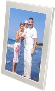 Metro Brushed Silver Picture Frame