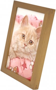 Simple Nutmeg Wood Picture Frame