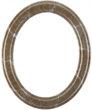Marna Champagne Silver Oval Picture Frame