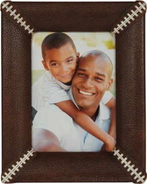 Football Leather Picture Frame