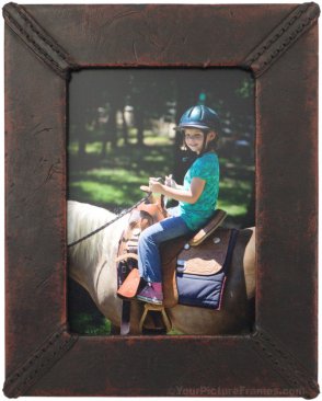 Durham Handmade Leather Picture Frame