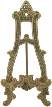Medium Antique Brass Picture Frame Stand