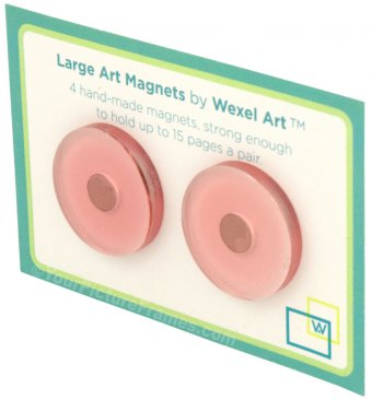 Pink Acrylic Picture Frame Magnets