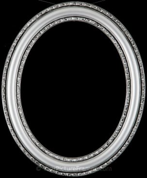 Melinda Silver Oval Picture Frame
