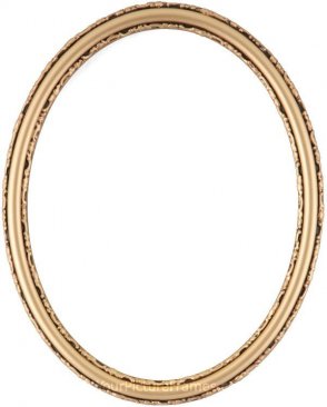 Sadie Gold Oval Picture Frame