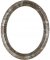 Trina Champagne Silver Oval Picture Frame