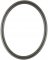 Laini Black Silver Oval Picture Frame