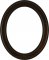 Marna Rosewood Oval Picture Frame