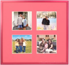Raspberry Pink Collage Picture Frame