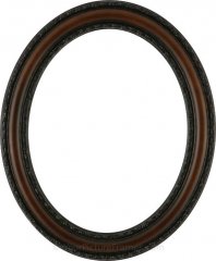 Melinda Rosewood Oval Picture Frame