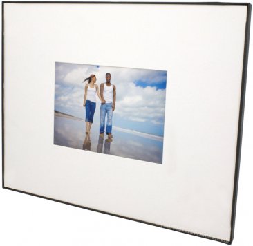 Black Plastic Signature Picture Frame