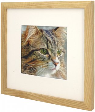 Set of 5 Natural Matted Gallery Picture Frames