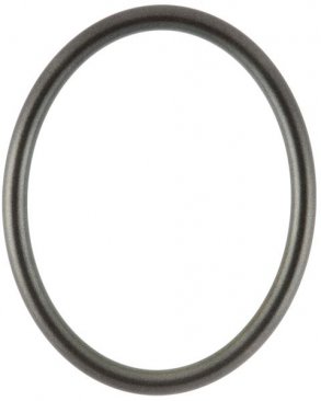 Gilda Black Silver Oval Picture Frame