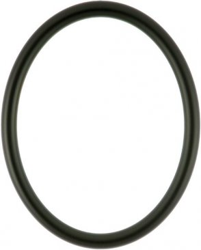 Gilda Matte Black Oval Picture Frame