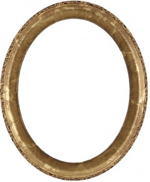 Trina Champagne Gold Oval Picture Frame