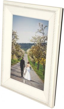 Tuxedo White Picture Frame