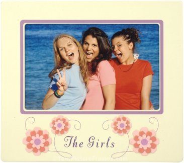 The Girls with Flowers Friends Picture Frame