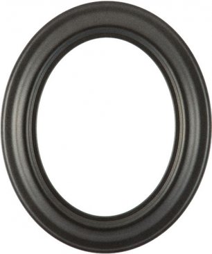 Naomi Black Silver Oval Picture Frame