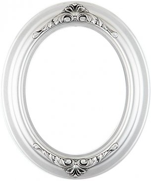 Emma Silver Oval Picture Frame