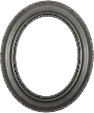 Stella Black Silver Oval Picture Frame