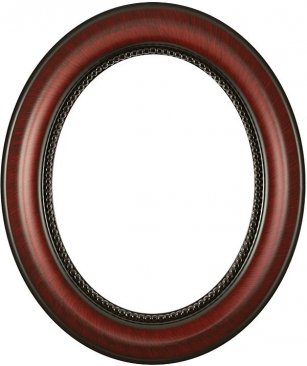 Laurel Vintage Cherry Oval Picture Frame