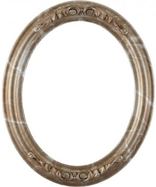 Chloe Champagne Silver Oval Picture Frame