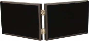 Oil Rubbed Bronze Metal Horizontal Double Picture Frame