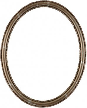 Sadie Champagne Silver Oval Picture Frame