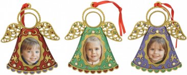 Christmas Angel Photo Frame Ornaments