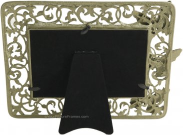 Triple Butterfly Jeweled Picture Frame