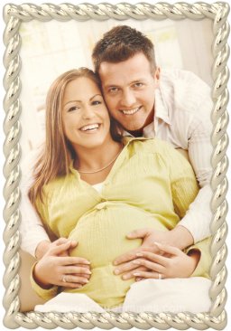 Silver Rope Decorative Picture Frame