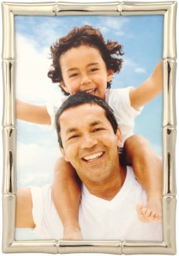 Silver Bamboo Decorative Picture Frame