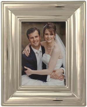 Silver Elegance Wedding Picture Frame