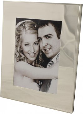 Modern Silver Metal Picture Frame