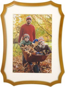 Octagon Amber Picture Frame