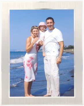 Metro Brushed Silver Picture Frame