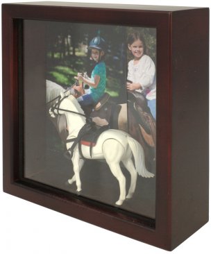 1 3/4 Deep Espresso Square Shadow Box Picture Frame