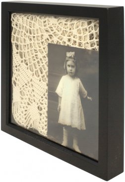 3/4 Deep Black Square Shadow Box Frame