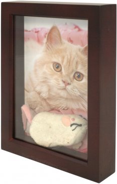 3/4 Deep Brown Shadow Box Picture Frame