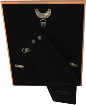 Chesnut Brown Picture Frame with Black Edge