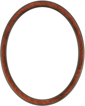 Lyla Vintage Cherry Oval Picture Frame